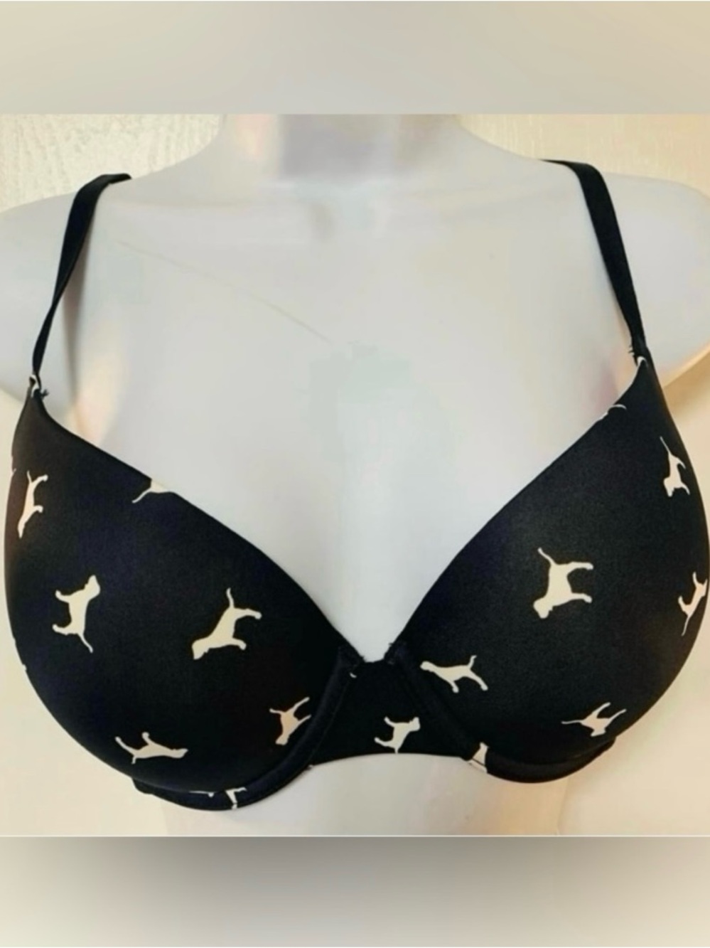 Victoria's Secret Black and White
Dog Print Bra